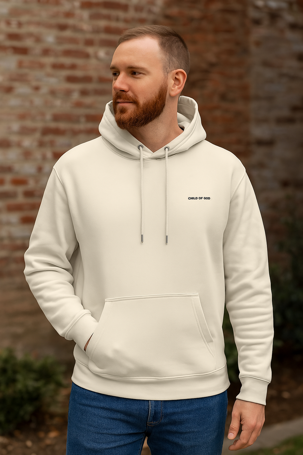 Child Of God Embroidery Unisex Hoodie