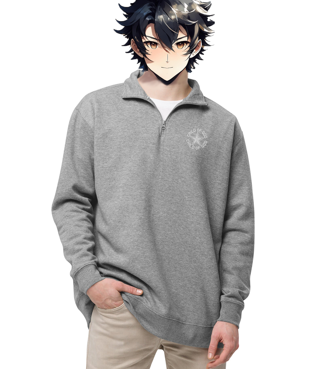 Child Of God Star Embroidery Unisex fleece pullover