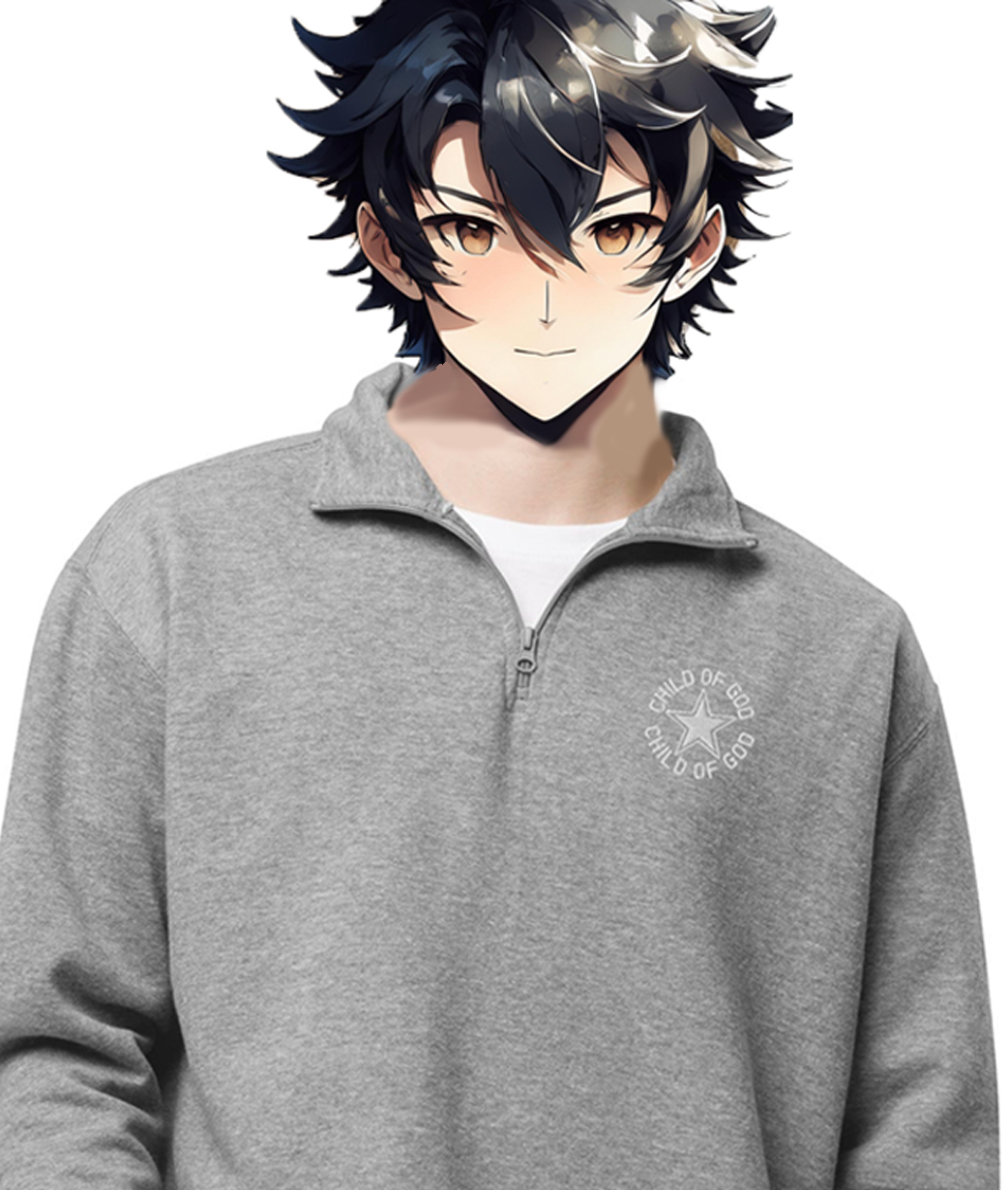 Child Of God Star Embroidery Unisex fleece pullover