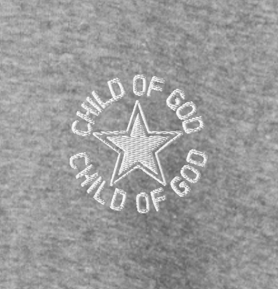 Child Of God Star Embroidery Unisex fleece pullover