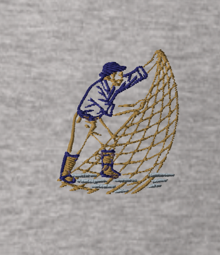 Fishing Embroidery Unisex classic tee