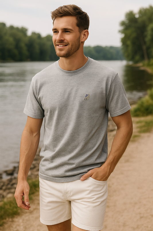 Fishing Embroidery Unisex classic tee