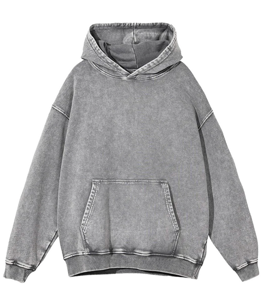 ACID WASH OVERSIZE HOODIE