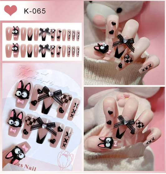 Cute and Pretty Jelly Adhesive Press On Nail Sticker