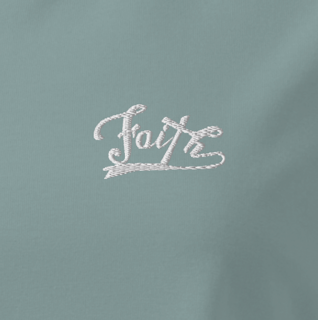 Faith Embroidery Women’s crop top