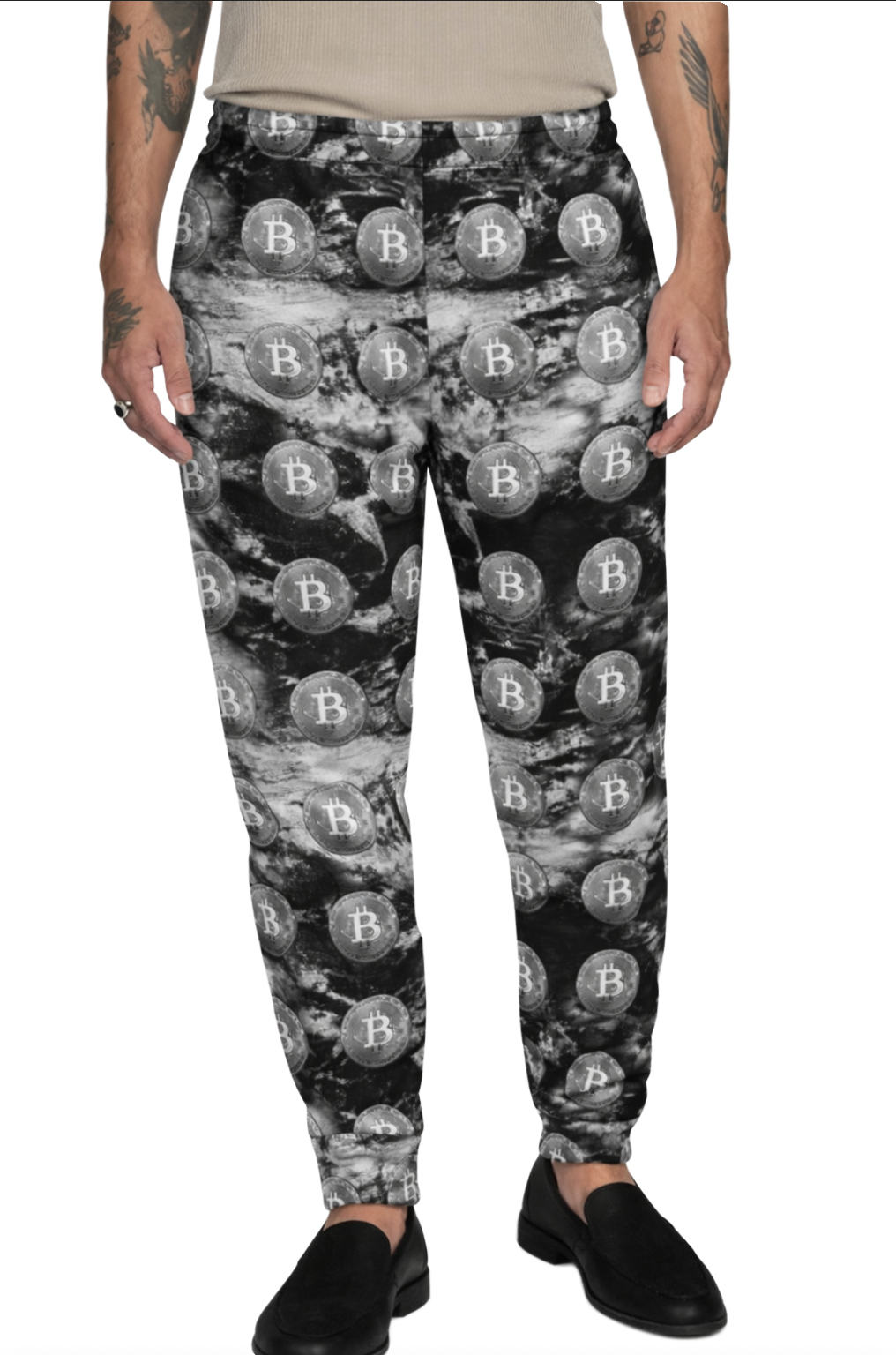 Bitcoin Printed Men's Joggers