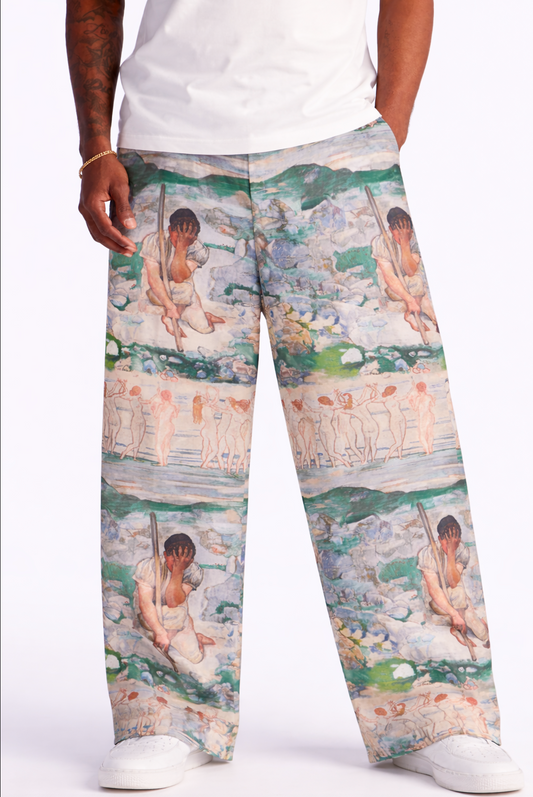 The Dream of the Shephard All-over print unisex wide-leg pants