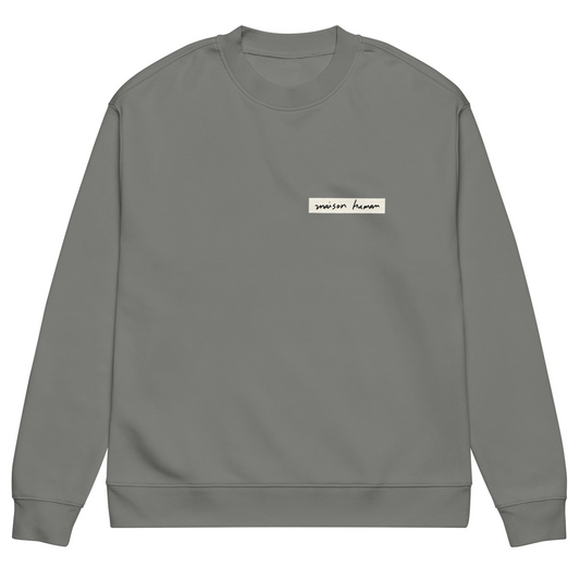 Maison Human Unisex relax crew neck sweatshirt